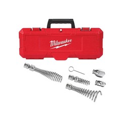 Milwaukee 1-1/4 Inch &ndash; 2 Inch Head Attachment Kit For 5/8 Inch Sectional Cable