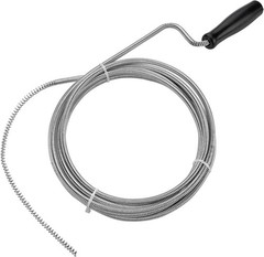 10-Foot Metal Drain Snake for Effortless Clog Removal