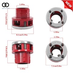 W/ Handle Ratchet Tool Set 7 Size Pipe Threader Threading 3/8&Prime; &ndash; 2&Prime; Die Dies Set