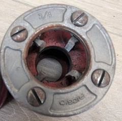 Lot of 3 Ridgid Die Heads For 111-R Pipe Threader 1/2&Prime;, 3/4&Prime; & 1&Prime; USA Made