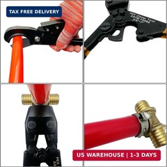 PEX Pipe Clamp Cinch Tool Crimping Tool Crimper for Stainless Steel Clamps from