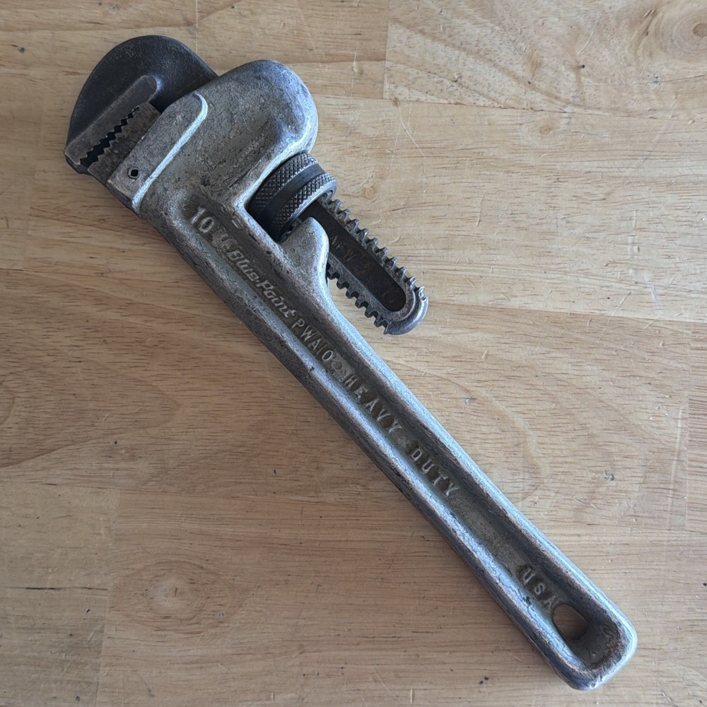Blue Point 10&Prime; Aluminum Pipe Wrench Heavy Duty PWA10 Made in USA