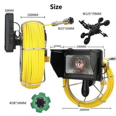 7&Prime; Touch LCD Handheld Industrial Pipe Sewer Inspection WIFI Video Camera DVR