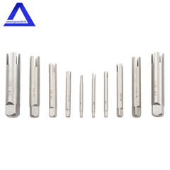 Broken Tap Extractor Removal Tool Set Screw Extractor 10 Pcs (1#-10#) 3/4 Claws