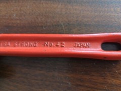 NICE FULLER 10&Prime; PIPE WRENCH SUPER QUALITY STRAIGHT HEAVY DUTY MADE JAPAN G32