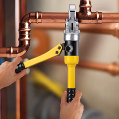 Copper Tube Fittings Hydraulic Pipe Plumbing Crimping Hand Tool Jaw 1/2&Prime; 3/4&Prime; 1&Prime;