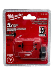 Milwaukee 1 in. Mini Copper Tubing Cutter (1/8 in. &ndash; 1-1/8 in. Cut Capacity)