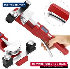 QWORK Tube Bender Kit 1/4-7/8 in &ndash; For Soft Copper & Aluminum Pipes in HVAC, Ref