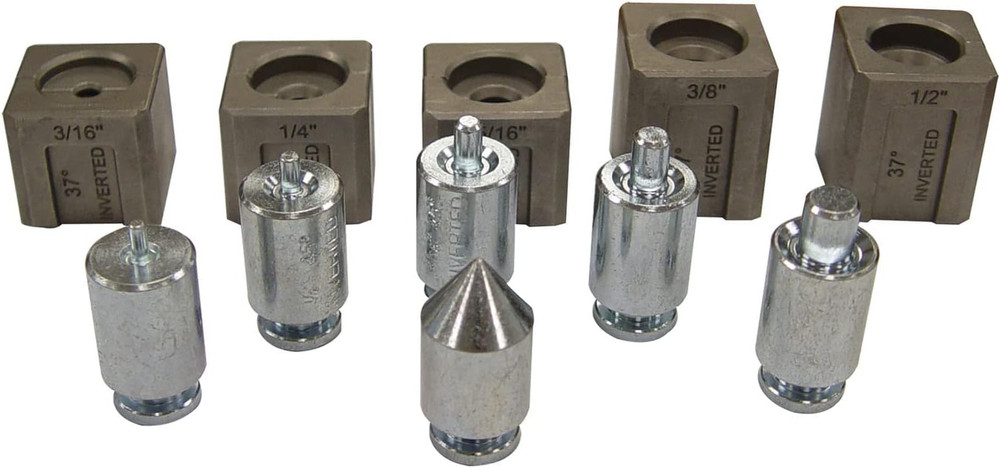 71098 37&deg; Flaring & Double Flaring Adapter Set &ndash; Hydraulic Tool Compatible &ndash; For