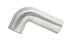 Vibrant Performance 3.5in Tubing 90 Degree Bend Aluminum Brushed