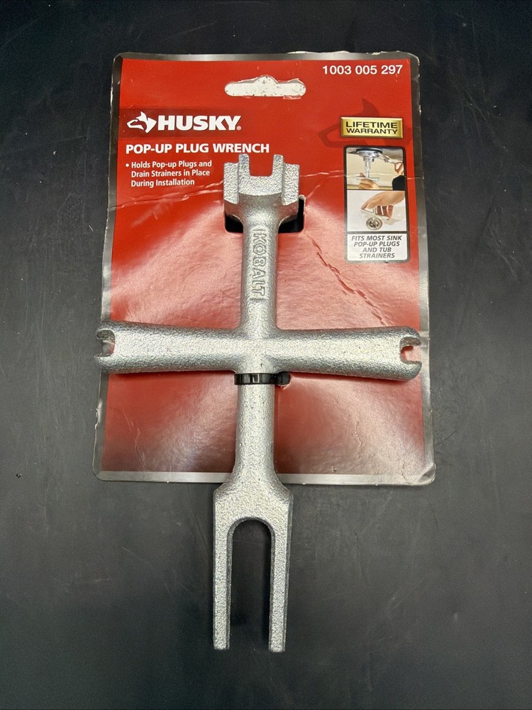 Husky Pop-Up Plug Wrench Drain Holder Tool 1003 005 297 New Open Package