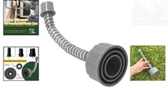A/C Drain Lines Cleaner Tool: Efficient Vacuum Attachment, 9-Inch Length, Gray