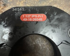 Milwaukee &ndash; 1 1/2&Prime; IPS-Pr1 Press Ring &ndash; P/N: 49-16-2654B (NOS)