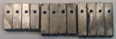 Vintage 3 Genuine OSTER Dies for Nos.1&1A Leader ~ Size , 2&Prime;,,,1-1/2&Prime;,,,1-1/4&Prime;