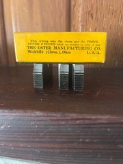 NOS Oster 1-1/2&Prime; to 2&Prime; Series 300 Pipe Threading Die Set, *Missing #2*