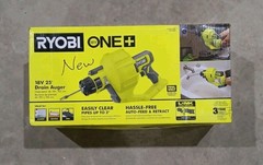 RYOBI ONE+ 18V Cordless Drain Auger w/ 25 ft Cable, Auto Feed &ndash; Tool Only, NEW