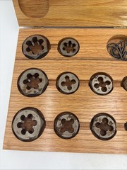Four Star Products 20-Piece Thread Repair Die Kit Model S2089 In Wooden Box