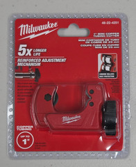 Milwaukee Tool 48-22-4251 NEW up to 1&Prime; Mini Copper Tubing Pipe Cutter Plumbing