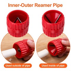 Pipe Deburring Tool Kit,1/4&rdquo; &ndash; 1&rdquo; Depth Gauge Plumbing Tools and 1/8&rdquo; to&hellip;