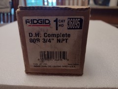 Ridgid 36895 OOR 3/4&Prime; NPT Manual Pipe Threader Die Head, Alloy Rh
