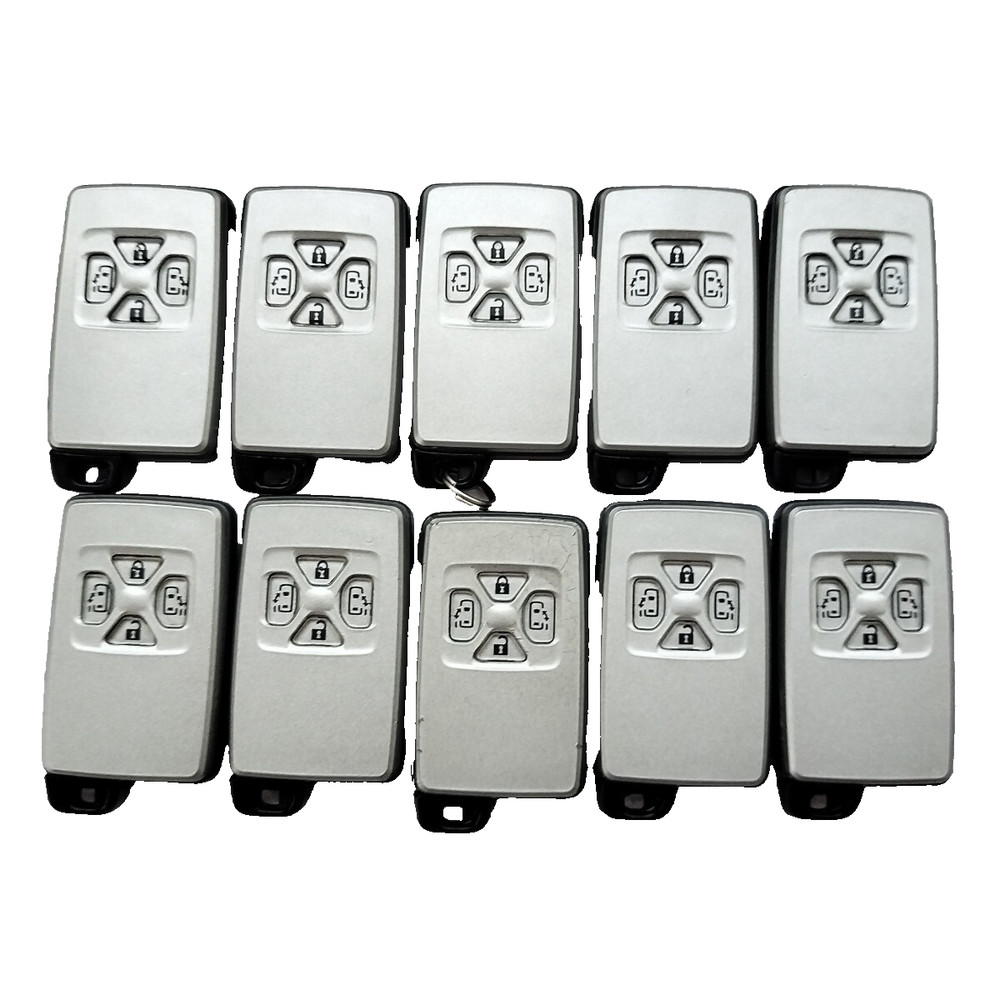 Toyota Smart Key Fob 271451-0500 / -6230 4-Button 10-pc Lot Keyless