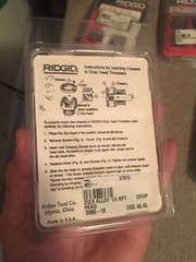Ridgid 37815 ALLOY RH Pipe Dies 1/4&Prime; NPT NEW
