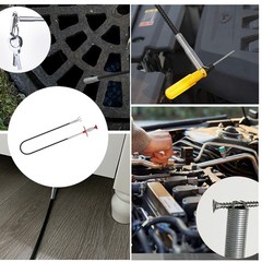 116&Prime; Drain Snake, 4-Claw Flexible Grabber Claw for Sink/Shower/Bathtub, Narro&hellip;