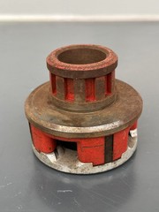 Pair of Ridgid 00-R 3/4&rdquo; & 1&rdquo; Pipe Threader / Threading Die Heads