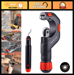 Heavy Duty Tube Cutter for Copper, Iron, Aluminum & Steel &ndash; Cuts 3/16&Prime; to 2&Prime; OD,