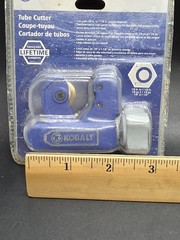 Kobalt Tube Cutter #0330223 1/8-1 1/18 New Zinc Body Titanium Blade