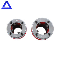 Large Hand Die Ratcheting 7 Size Pipe Thread Threader Tool 3/8&Prime; to 2&Prime; Dies Set