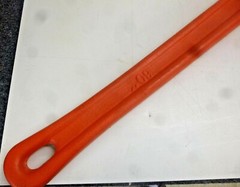 NEW! PROTO Straight Pipe Wrench, Cast Iron, Jaw Capacity 8 in, OAL 60&Prime;, J860HD