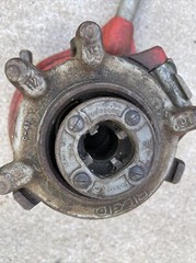 VINTAGE USED RIDGID NO.65-R C 148-1 RIGID 1&Prime; TO 2&Prime; PIPE THREADER!! With C 418