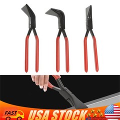 3-Piece Sheet Straight Bending Plier Hand Seamers Sheet Metal Tool 45&deg; & 90&deg;