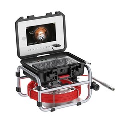 30M Sewer Pipe Inspection Camera Self-Leveling 512HZ Meter Counter 10inch DVR