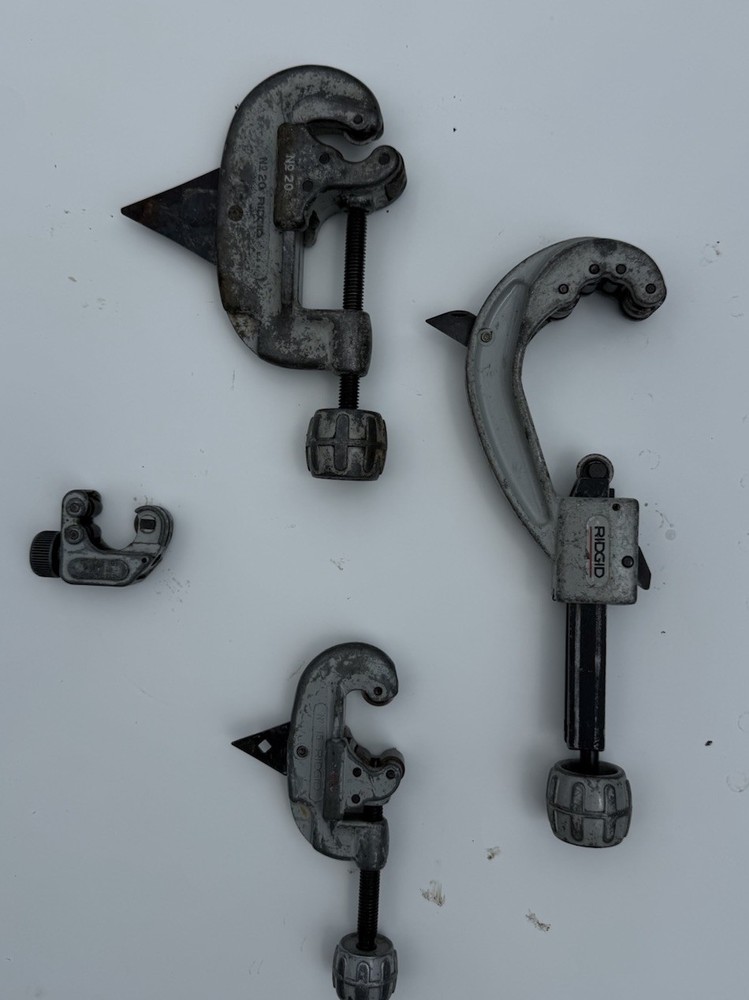 Rigid pipe cutters set of 4 No 101, 15,20,152