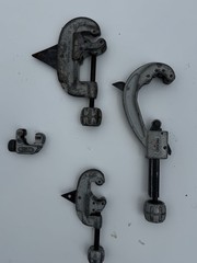 Rigid pipe cutters set of 4 No 101, 15,20,152