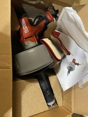 Ridgid K-45AF AutoFeed Drain Cleaner Machine, 5/16 x 25&prime; Cable w/ Drum 35473