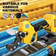Cordless PVC Pipe Cutter for DEWALT 20V Battery, 1-5/8&Prime; (32Mm) Pipe Cutter Tool