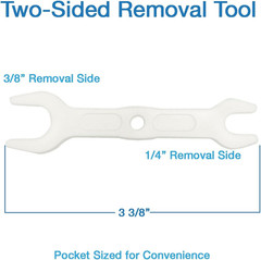 2-Pack Push Fit Tubing Release Tool &ndash; Compact Spanner Wrench for RO Systems.