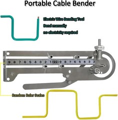 Portable Stainless Steel Wire Bender, Precision Bending Tool for 16.4mm Max C&hellip;