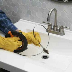 Plumb Craft 20-FT SINK DRAIN CLEANER with Storage Case 1/4-in Flat Steel Tape
