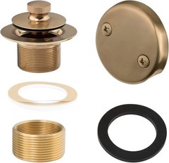 Champagne Bronze Lift & Turn Tub Trim 3 x 0.5 x 3 inches,