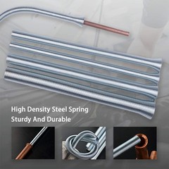 Spring Tubing Bender Kit 5-in-1 Pipe O.D. 1/4 5/16 3/8 1/2 Spring Coil Bender