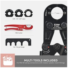 iCrimp Pex Crimping Tool with Cutter &ndash; ASTM F1807 Approved