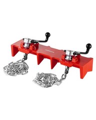 VEVOR Pipe Welding Vise, 1/2&Prime; to 8&Prime; 15.4 x 3.7 x 3.1 in, Red & Black & Silver