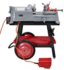 Reconditioned RIDGID&reg; 535 V1 Pipe Threader with 811 Head Dies Cart & Adapter