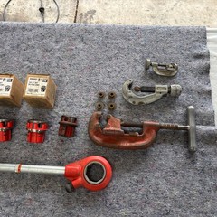Ridgid 12-R Pipe Threader Die Head Set 12R Threading Dies 1 1/4&rdquo; &ndash; 1/4&rdquo;