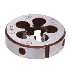 1/2&Prime; &ndash; 28 UNEF Right Hand Tap and Die Set with Round Die 22LR 223 5.56 9mm