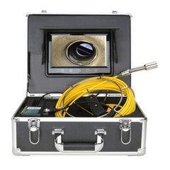 9&Prime; Monitor 30M Pipe Inspection Camera IP68 HD 1000TVL Drain Sewer Camera 22mm